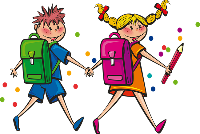 Happy students at Adward Public School